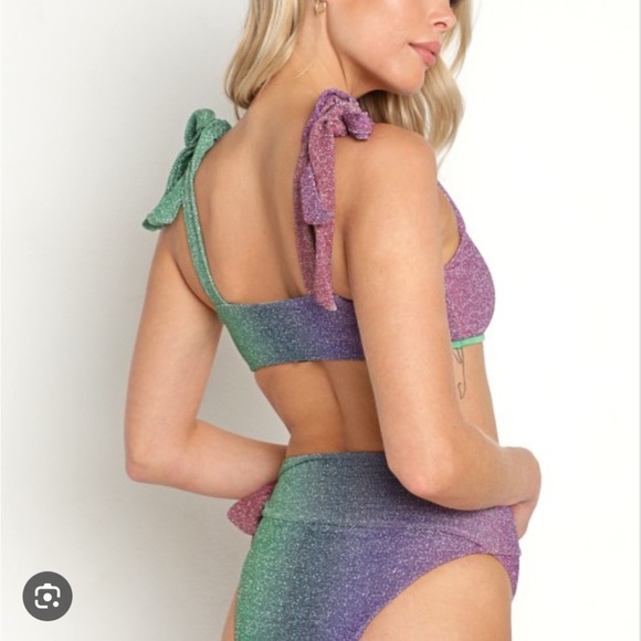 Beach Riot Avalon Bikini Top & Claire Bikini Bottom - Gemstone Ombre - Picture 4 of 4